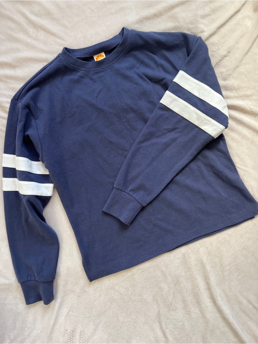 Navy Long-Sleeve Crewneck pullover